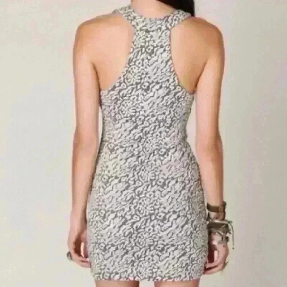 Free People Texture Bodycon Halter Dress Size Medium - Picture 4 of 4